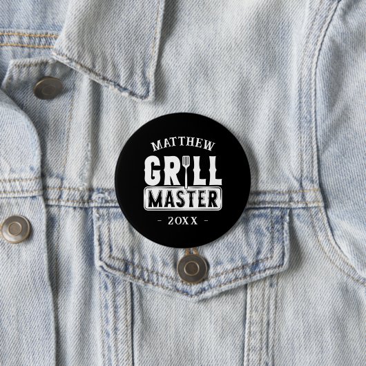 BBQ Grill Master Specialized Best Dad's Ronde Button 7,6 Cm (In situ)