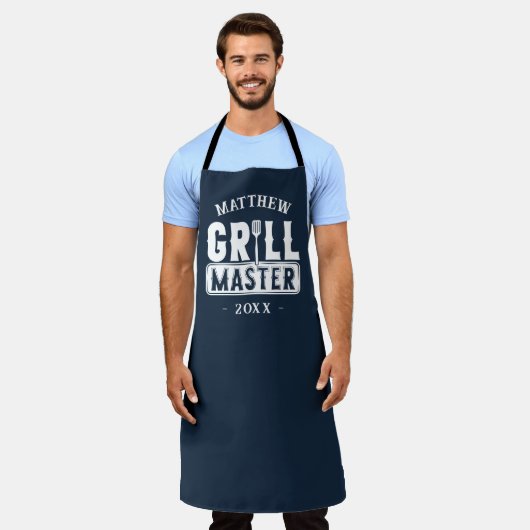 BBQ Grill Master Specialized Best Dad's Schort (Gedragen)