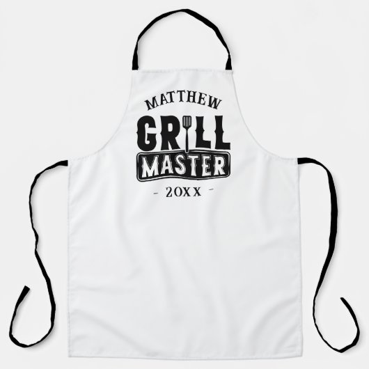 BBQ Grill Master Specialized Best Dad's Schort (Voorkant)