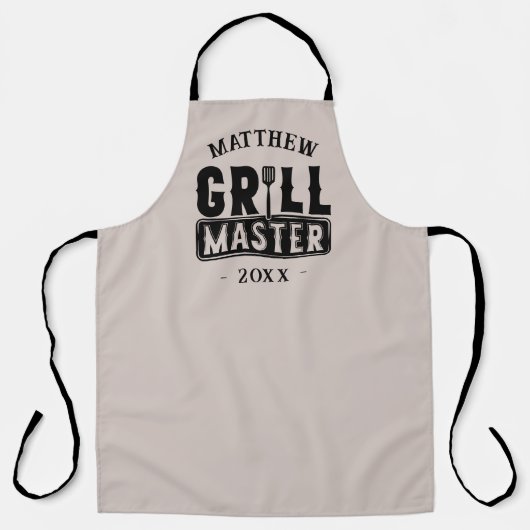 BBQ Grill Master Specialized Best Dad's Schort (Voorkant)
