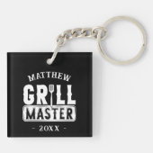 BBQ Grill Master Specialized Best Dad's Sleutelhanger (Achterkant)