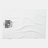 BBQ Grill Master Specialized Best Dad's Theedoek (Horizontaal)