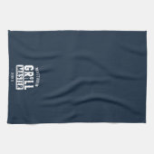 BBQ Grill Master Specialized Best Dad's Theedoek (Horizontaal)