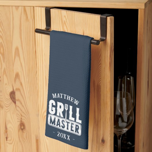 BBQ Grill Master Specialized Best Dad's Theedoek (Derde Gevouwen)