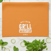 BBQ Grill Master Specialized Best Dad's Theedoek (Gevouwen)