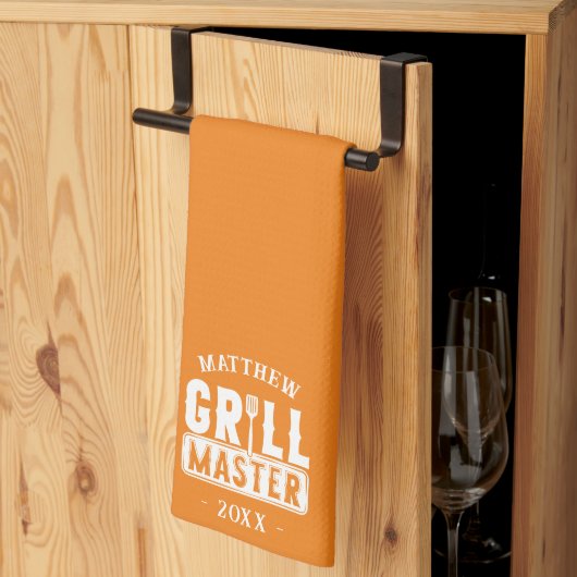 BBQ Grill Master Specialized Best Dad's Theedoek (Derde Gevouwen)