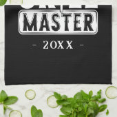 BBQ Grill Master Specialized Best Dad's Theedoek (Gevouwen)