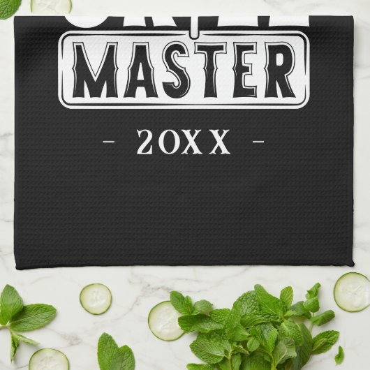 BBQ Grill Master Specialized Best Dad's Theedoek (Gevouwen)