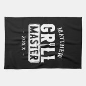 BBQ Grill Master Specialized Best Dad's Theedoek (Horizontaal)