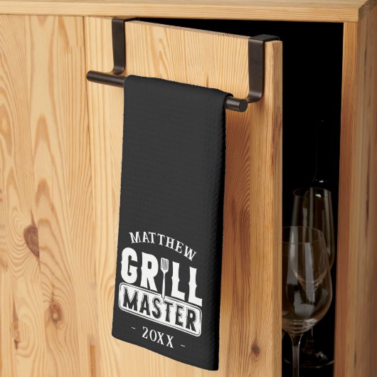 BBQ Grill Master Specialized Best Dad's Theedoek (Derde Gevouwen)
