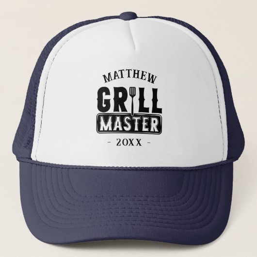 BBQ Grill Master Specialized Best Dad's Trucker Pet (Voorkant)