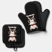 BBQ Grill Ovenwant & Pannenlap Set (Voorkant / Achterkant)