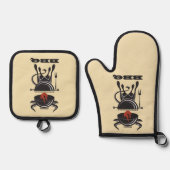 BBQ Grill Ovenwant & Pannenlap Set (Voorkant)