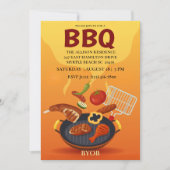 BBQ Grill  Picknick  Zomer  Feestje Kaart (Voorkant)