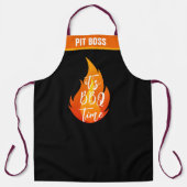 BBQ Grill Schort, Gepersonaliseerd Pit Boss Grappi Schort (Voorkant)