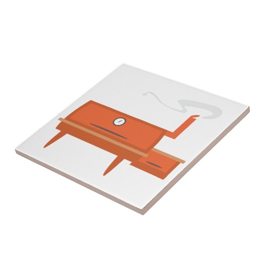 BBQ Grill Tegeltje (Zijkant)