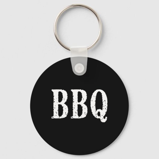 Bbq-grill zomer barbecuefeest sleutelhanger (Voorkant)
