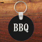 Bbq-grill zomer barbecuefeest sleutelhanger (Voorkant)