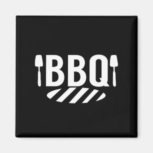 Bbq-grill zomer kookfeest barbecue magneet