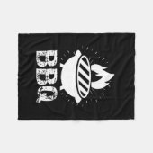 Bbq-grillbrand Zomer Barbecue-feest Fleece Deken (Voorkant (Horizontaal))