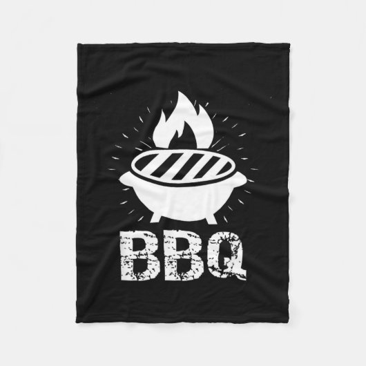 Bbq-grillbrand Zomer Barbecue-feest Fleece Deken (Voorkant)