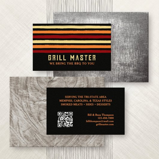 BBQ-grillcatering Visitekaartje