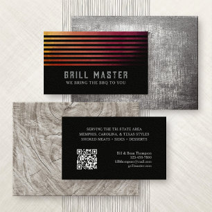BBQ-grillcatering Visitekaartje