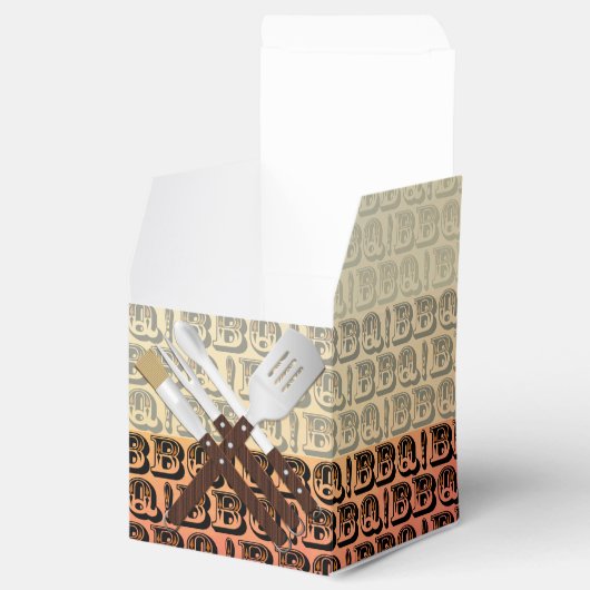 BBQ-grillfeest Bedankdoosjes (Geopend)