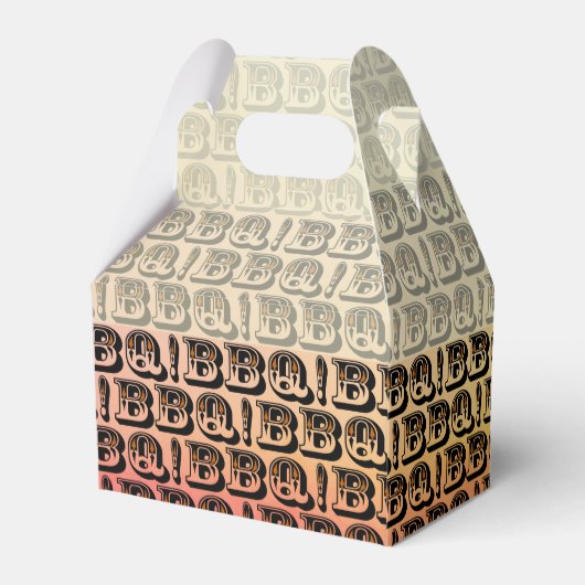 BBQ-grillfeest Bedankdoosjes (Achterkant)