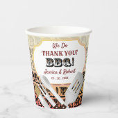 BBQ Grilling Party Favor Papieren Bekers (Voorkant)