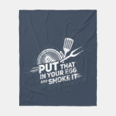 BBQ Grillmaster Buitenkoken Fleece Deken (Voorkant)