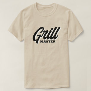 BBQ GrillMaster zomer t-shirt voor chef kok
