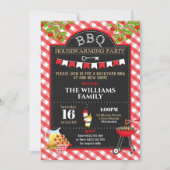 BBQ Housewarming Party New Home Backyard BBQ Kaart (Voorkant)