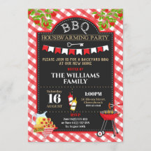 BBQ Housewarming Party New Home Backyard BBQ