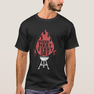 BBQ Humor Kleding - Rookvlees elke dag T-shirt