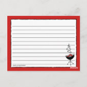 BBQ is een echte koekjeskaart Briefkaart (Achterkant)