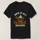 BBQ is mijn favoriete seizoen in het najaar T-shirt (Design voorkant)