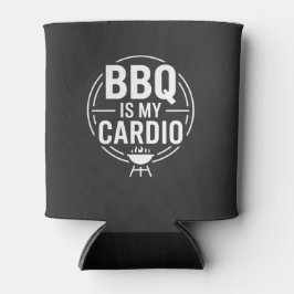 BBQ Is My Cardio Funny Grill BBQ Dad Quote Blikjeskoeler