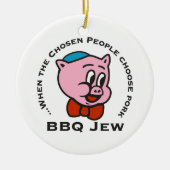 BBQ Jew kerstversiering Keramisch Ornament (Voorkant)