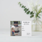 BBQ Joint Visitekaartje (Staand voorkant)