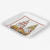 BBQ-kabouters Papieren Bordje (Gebogen)