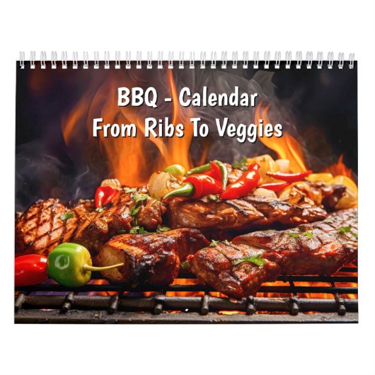 BBQ-kalender – Van Ribs tot Groenten Kalender (Hoes)