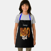 BBQ Kind Schort. . Barbecue liefhebber. Schort (Insitu)