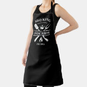 BBQ King Barbecue gepersonaliseerd Schort (Insitu)