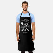 BBQ King Barbecue gepersonaliseerd Schort (Gedragen)