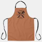 BBQ King | BBQ-kok | Persoonlijke naam Schort (Voorkant)