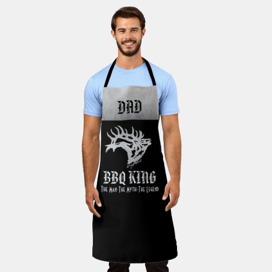 BBQ King, Bull Elk Schort (Gedragen)