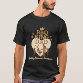 BBQ King Dad: Herinneringen grillen, liefde dienen T-shirt