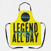 BBQ King Design | Grillmaster Gift | grappig citaa Schort (Voorkant)