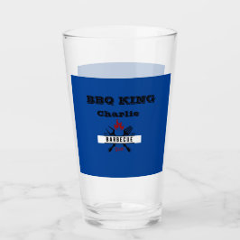 BBQ KING Editable-tekst Glas
